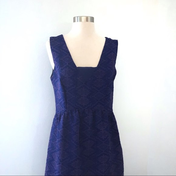Anthro Maeve Averie Aztec Dress Fit and Flare - Picture 1 of 8